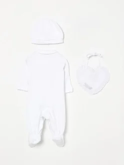 Coordinato in cotone con fiocco Monnalisa