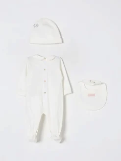 Coordinato in cotone con logo di strass Miss Blumarine