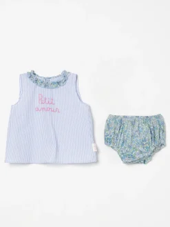 Coordinato in cotone con slogan Mc2 Saint Barth