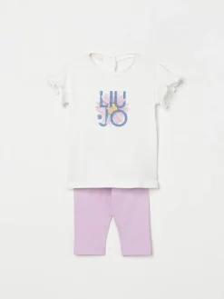 Coordinato in cotone con logo Liu Jo