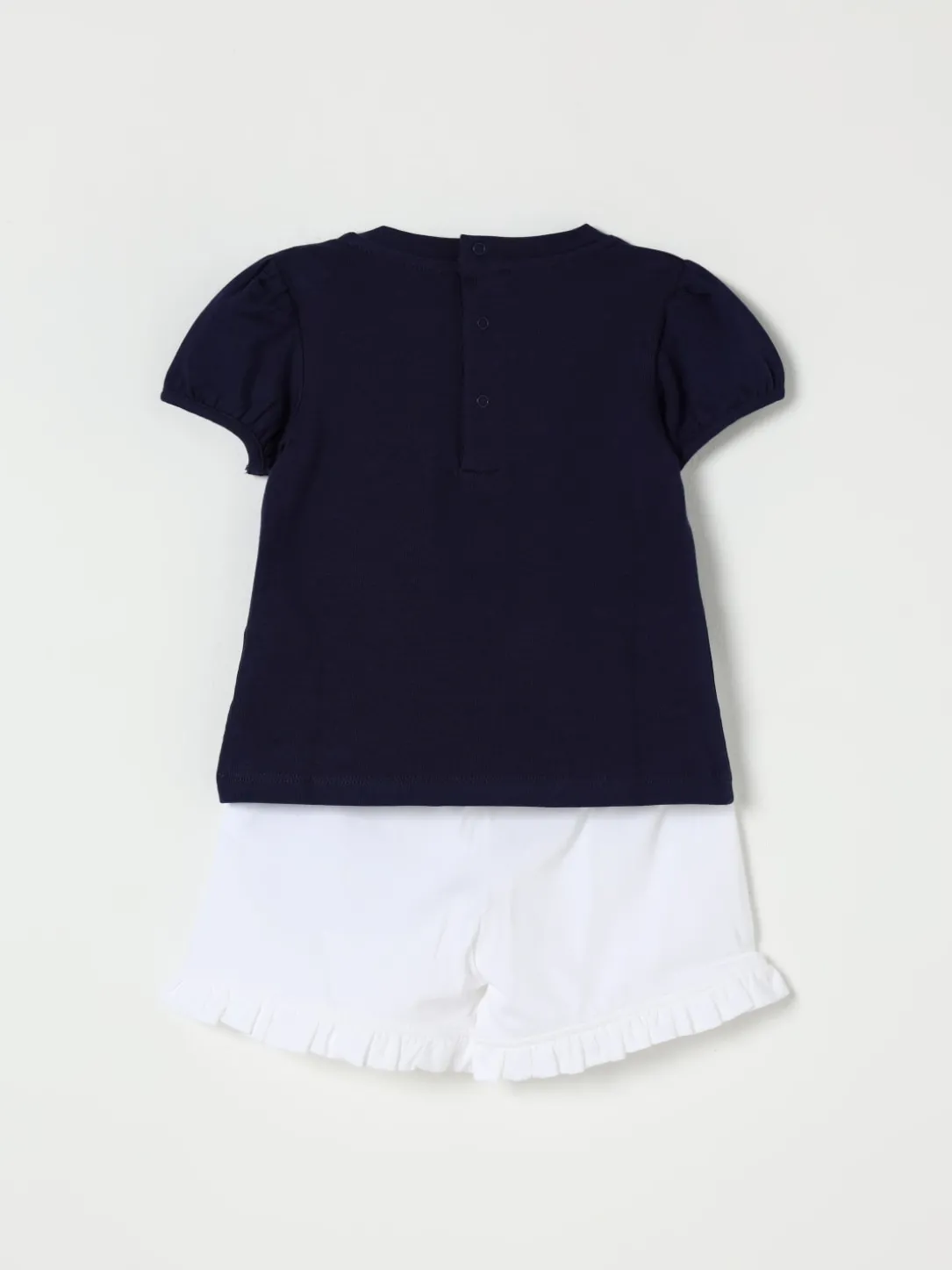 Coordinato in cotone con stampa Teddy Toy Moschino