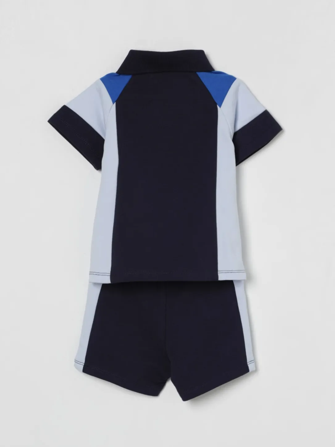 Coordinato in cotone con logo Boss