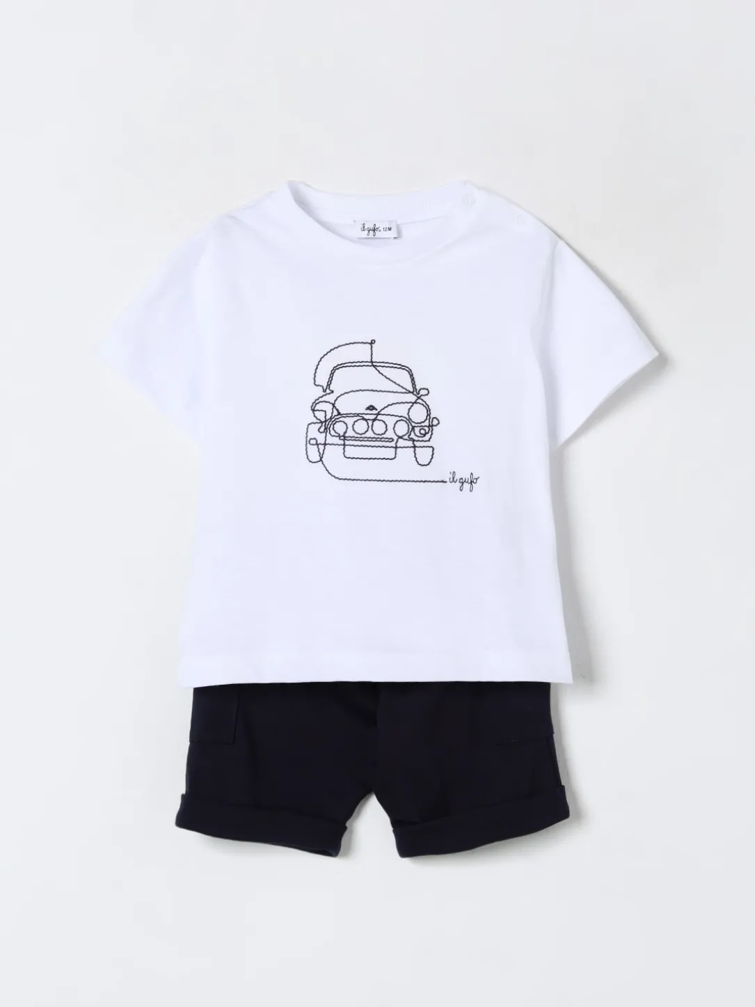 Coordinato in cotone Il Gufo