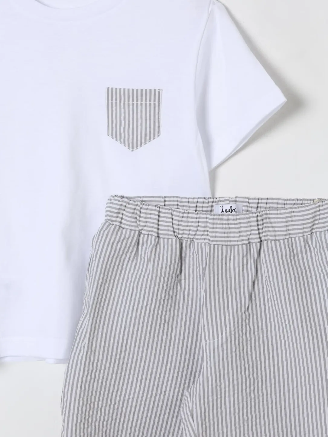 Coordinato in cotone Il Gufo