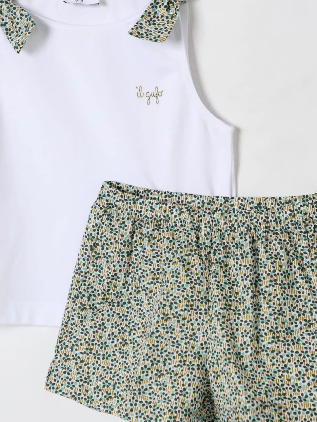 Coordinato in cotone Il Gufo