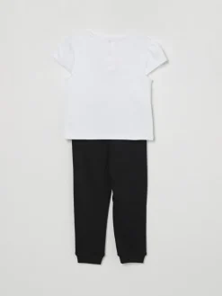 Coordinato in cotone Karl Lagerfeld Kids