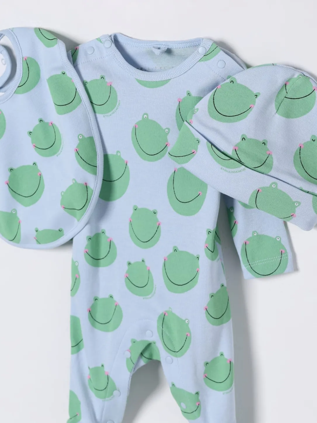 Coordinato in cotone stampato Stella McCartney Kids