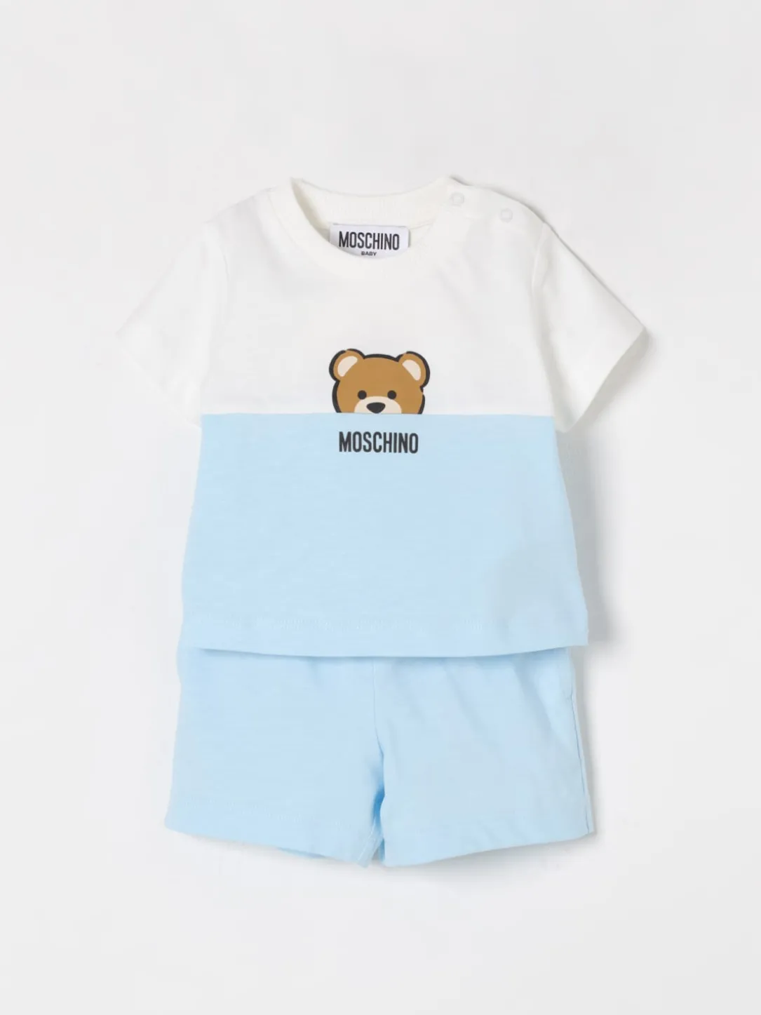 Coordinato in cotone Teddy Toy Moschino