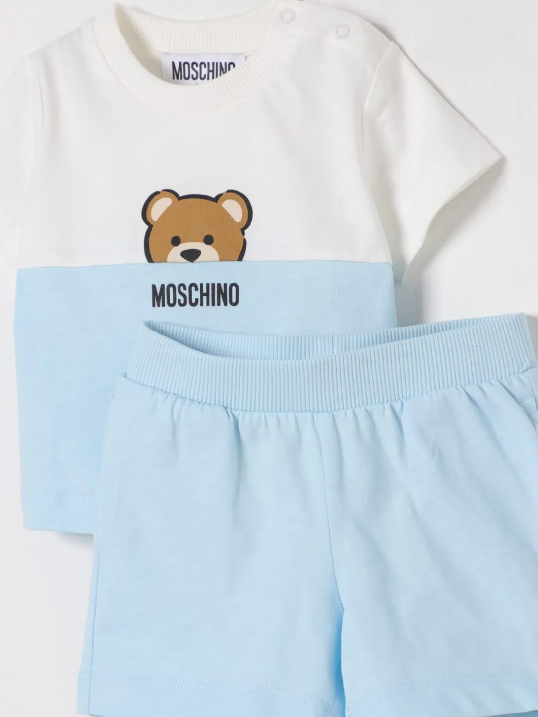 Coordinato in cotone Teddy Toy Moschino
