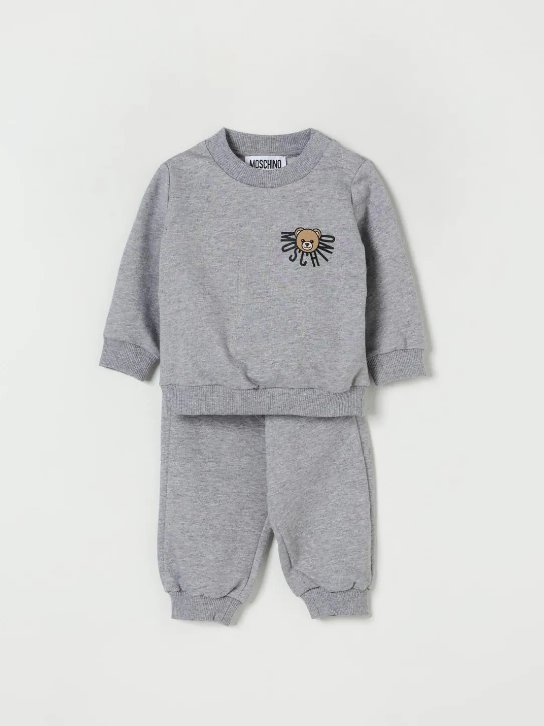 Coordinato in cotone Teddy Moschino