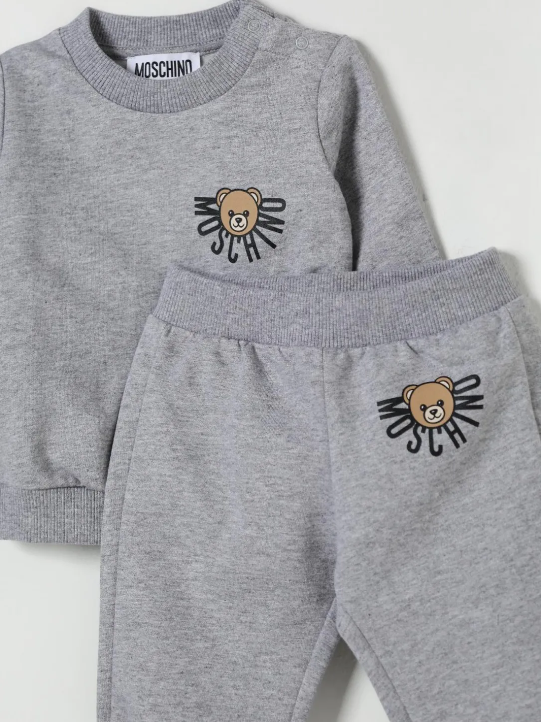 Coordinato in cotone Teddy Moschino