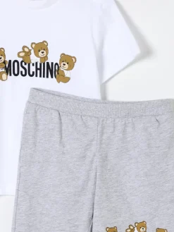 Coordinato in cotone Teddy Toy Moschino
