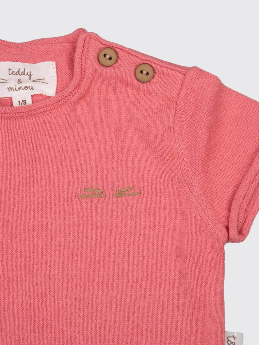 Coordinato in cotone Teddy & Minou