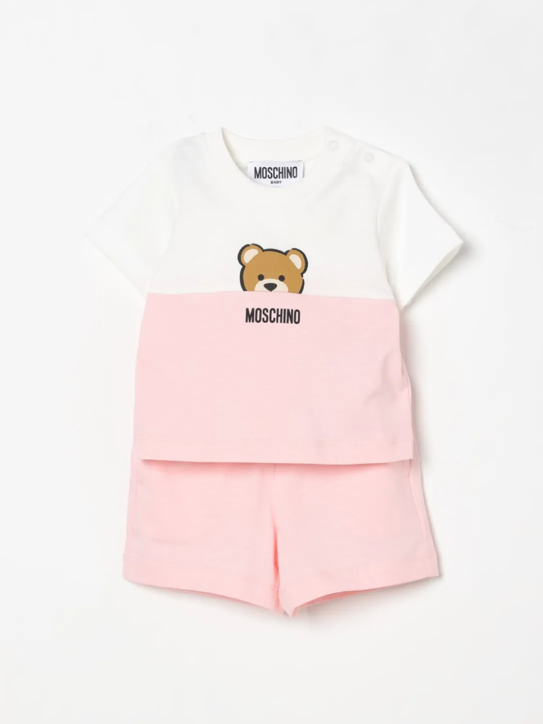 Coordinato in cotone Teddy Toy Moschino