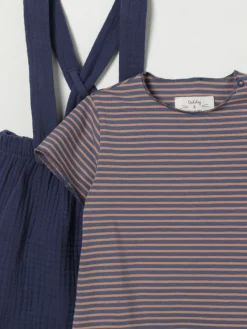 Coordinato in cotone Teddy & Minou