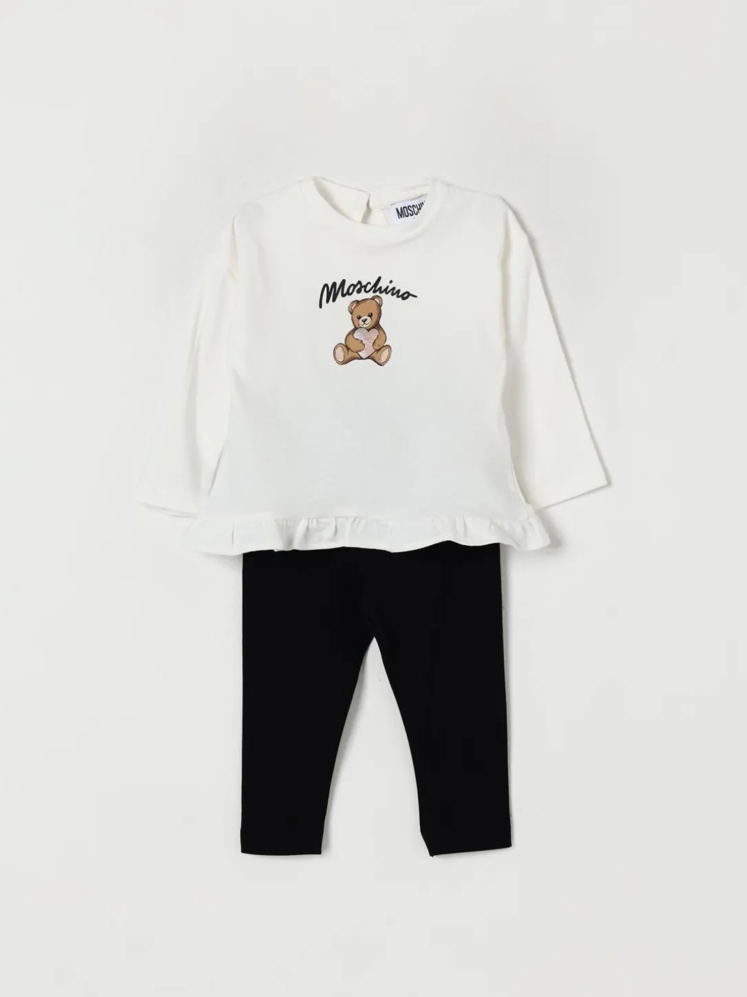 Coordinato in cotone Teddy Moschino