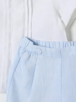 Coordinato in lino Il Gufo