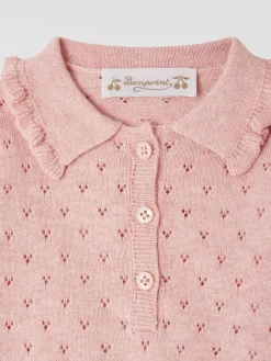 Coordinato in maglia di cotone Bonpoint