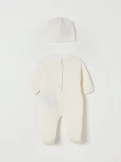 Coordinato in maglia di lana e cotone Balmain