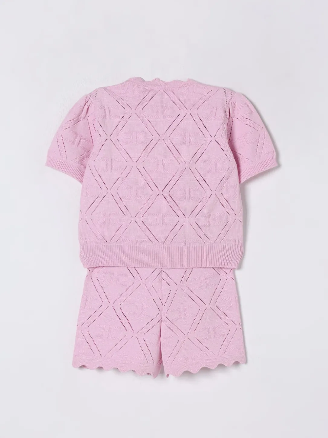 Coordinato in maglia di viscosa Elisabetta Franchi La Mia Bambina
