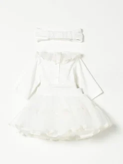 Coordinato tulle e cotone Monnalisa