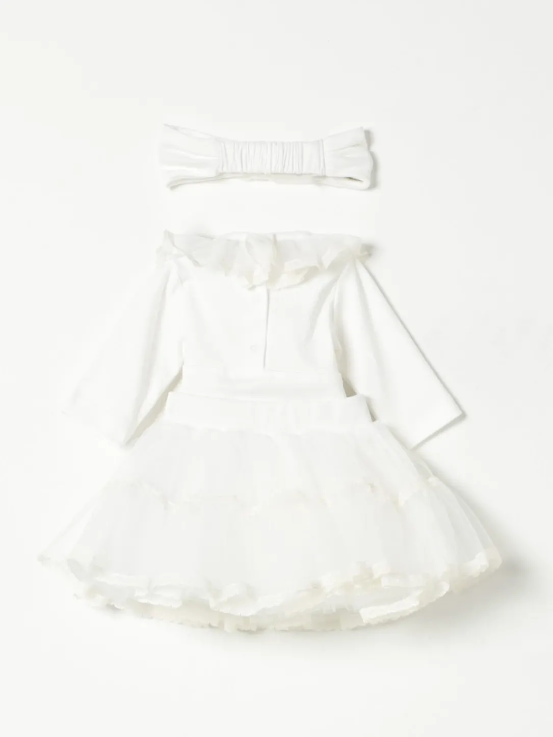 Coordinato tulle e cotone Monnalisa