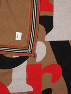 Copertina Burberry in cashmere