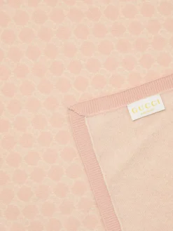 Copertina GG Gucci in lana jacquard