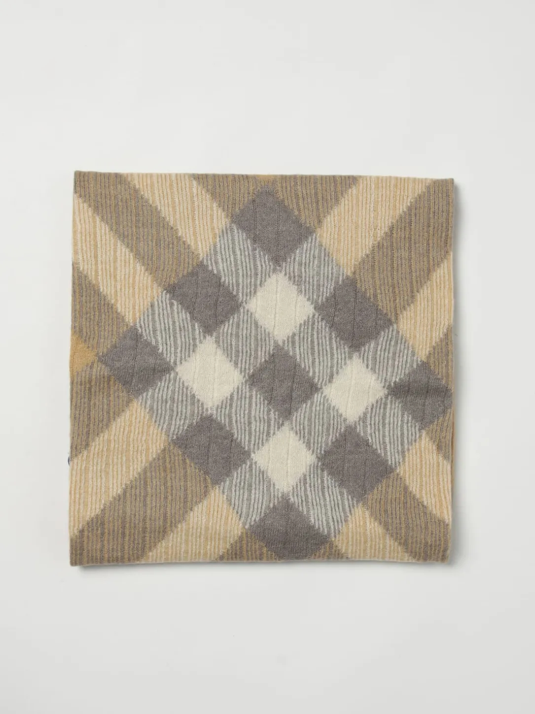 Copertina in lana di Alpaca check Burberry