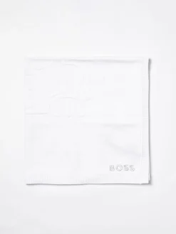 Copertina in maglia di cotone con logo Boss