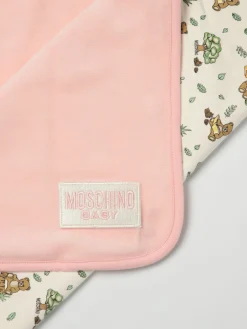 Copertina in misto cotone Teddy Moschino