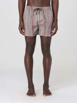 Costume da bagno a righe multicolor Paul Smith