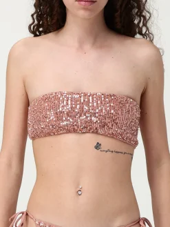 Costume da bagno bikini top con paillettes MC2 Saint Barth