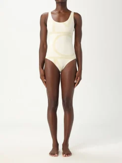 Costume da bagno intero con maxi logo Toteme