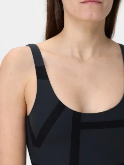 Costume da bagno intero Toteme monogram