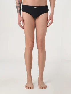 Costume da bagno slip con logo Dolce & Gabbana