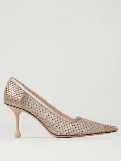 Décolleté Ixia Jimmy Choo in nylon a rete e raso con strass all over