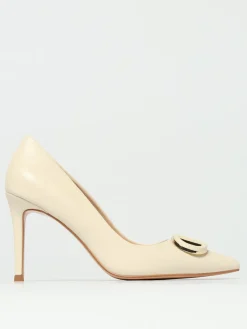 Décolleté Oval T Twinset in pelle