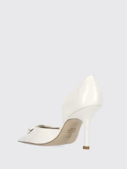 Décolleté Rosie D'orsay Stuart Weitzman in pelle con rose applicate