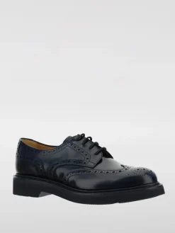 Derby Church's in pelle spazzolata con motivo brogue