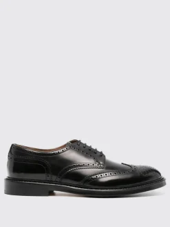 Derby Doucal's in pelle con motivo brogue