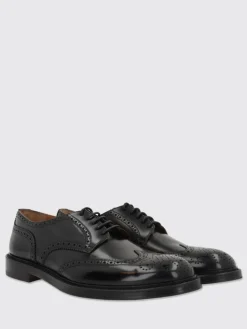 Derby Doucal's in pelle con motivo brogue