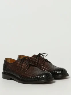 Derby Doucal's in pelle intrecciata