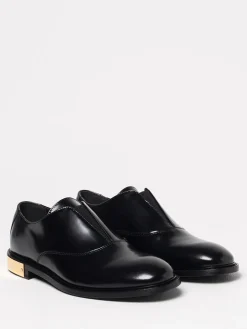 Derby Moschino Couture in pelle spazzolata