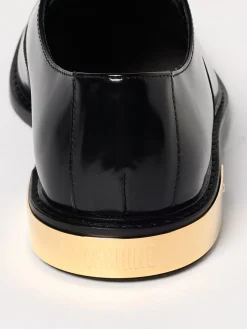 Derby Moschino Couture in pelle spazzolata