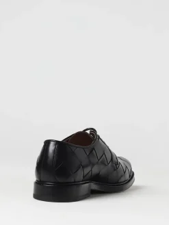 Derby Tie Bottega Veneta in pelle spazzolata intrecciata