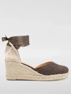 Espadrillas Carina Castañer in tessuto lamè