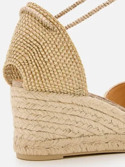 Espadrillas Cora Castañer in canvas e rafia