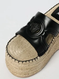 Espadrillas Medusa Versace in pelle
