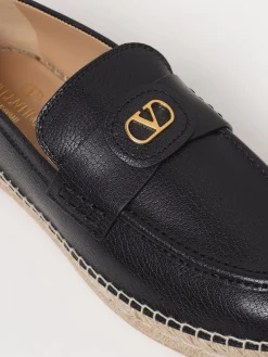 Espadrillas VLogo Signature Valentino Garavani in pelle a grana